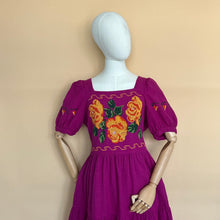 Cargar imagen en el visor de la galería, Midi vestido OBDULIA - 3XG