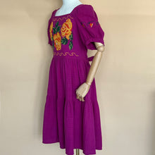 Cargar imagen en el visor de la galería, Midi vestido OBDULIA - 3XG